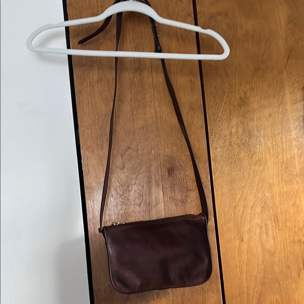 Madewell Brown Leather Crossbody Bag